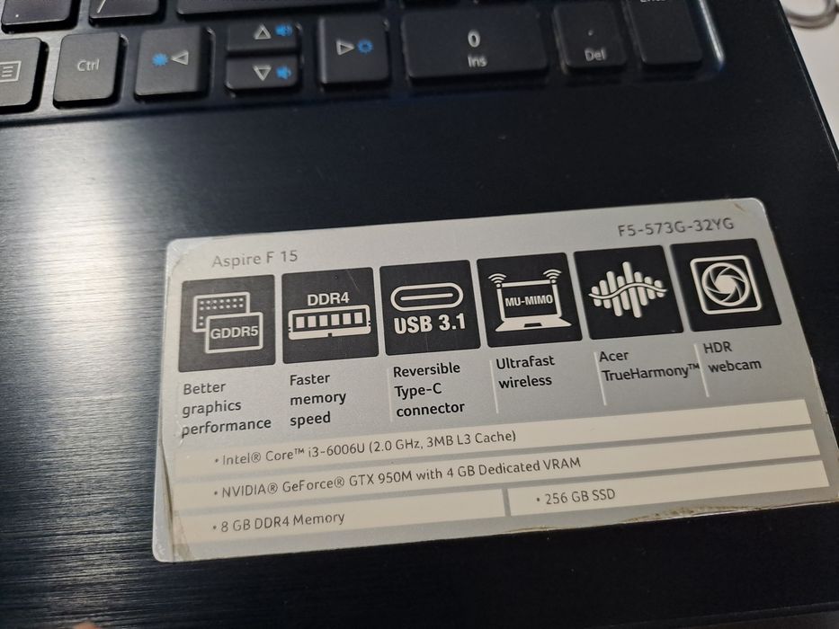 Acer F5 573G-32YG