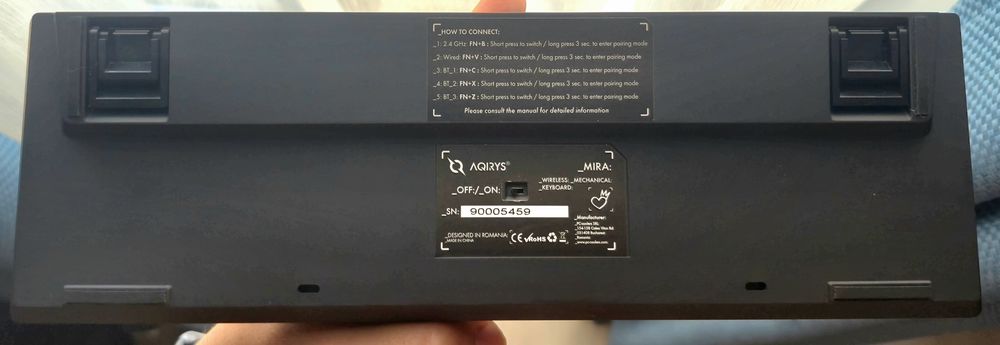 Vând Tastatura Gaming AQIRYS 65%