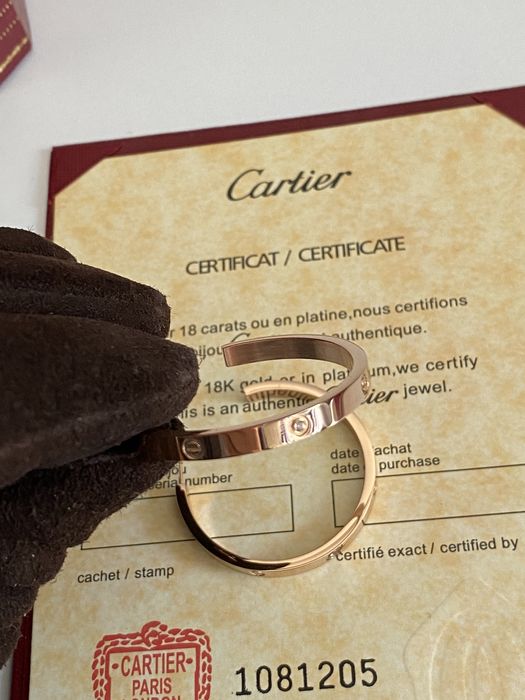 Cercei Cartier Love Rose Gold 585 Diamond