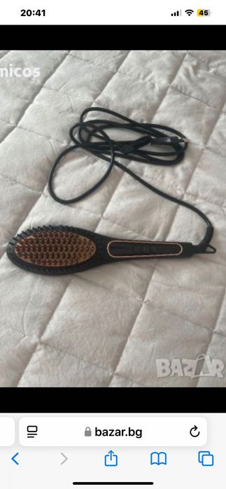 10 лв-15.01Arzum-superstar,,електрическа четка за изправяне на косата