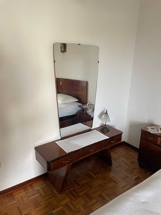 Италиански ретро спален комплект – масив, коренов фурнир, mid century