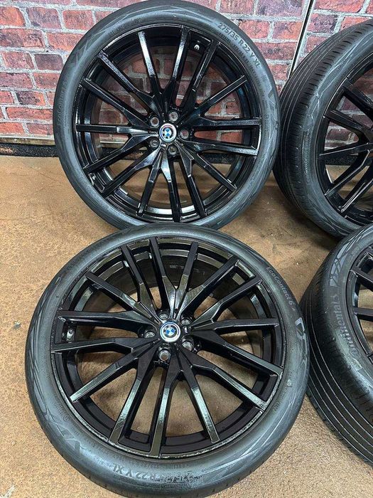 Jante cu Anvelope BMW X5 G05 r22 stil 742m continental 275/35/22 315/30/22