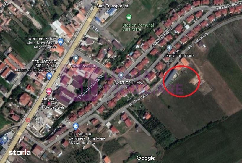 Teren intravilan de vanzare in Sura Mare | PUZ aprobat | 565 mp |