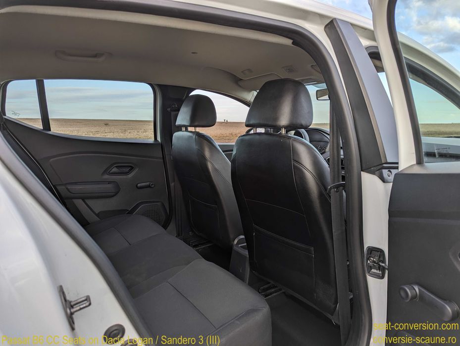 Sistem adaptare scaune de Passat B6 CC pe Logan Sandero 3 III 2020 +