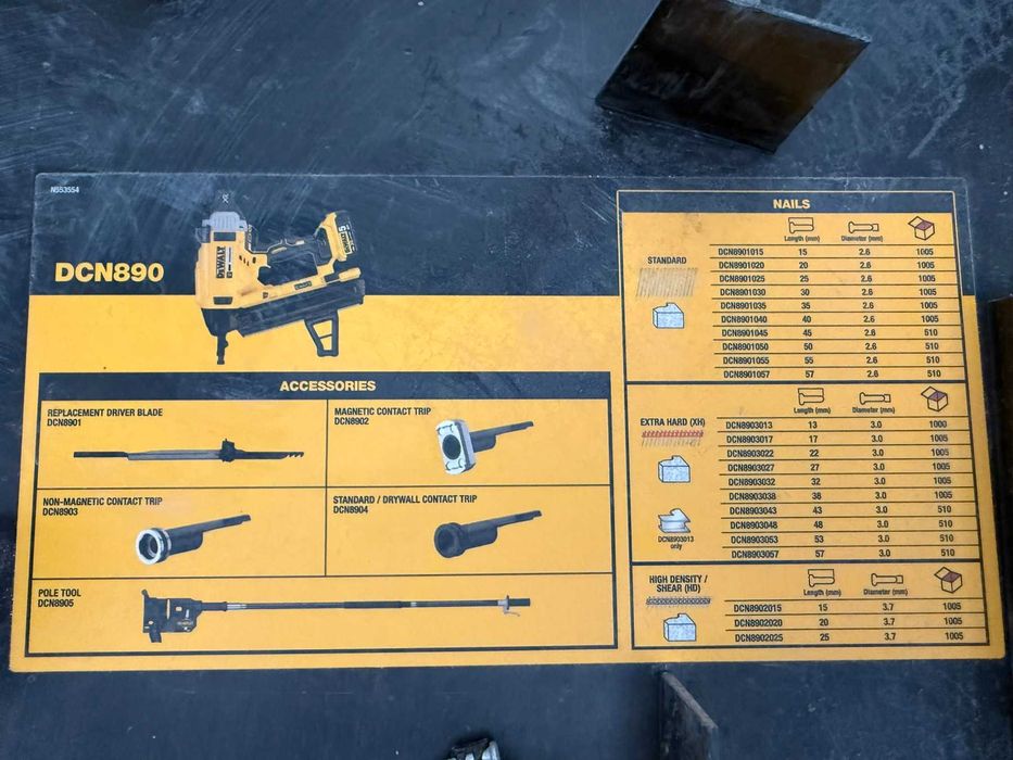 Акумулатор такер Dewalt DCN 890
