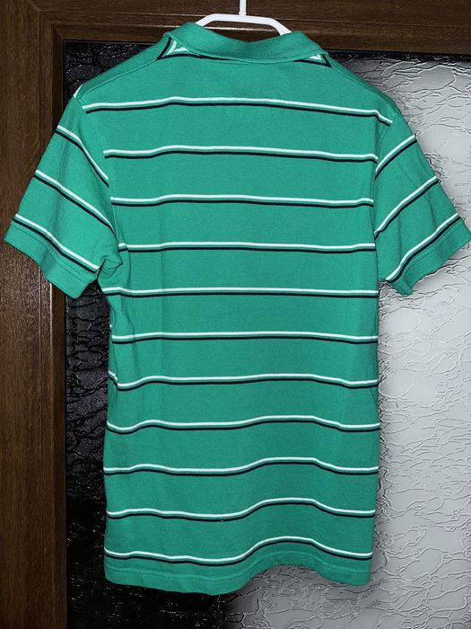 Tricou polo mâneca scurta Zara culoare verde marime S