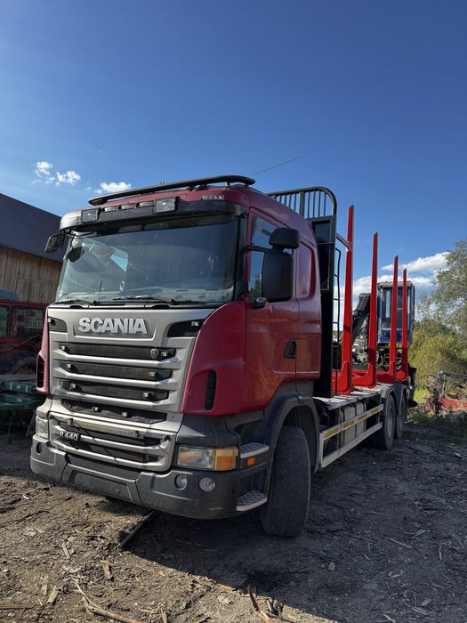 Vand Scania R440 lemn bustean macara Loglift