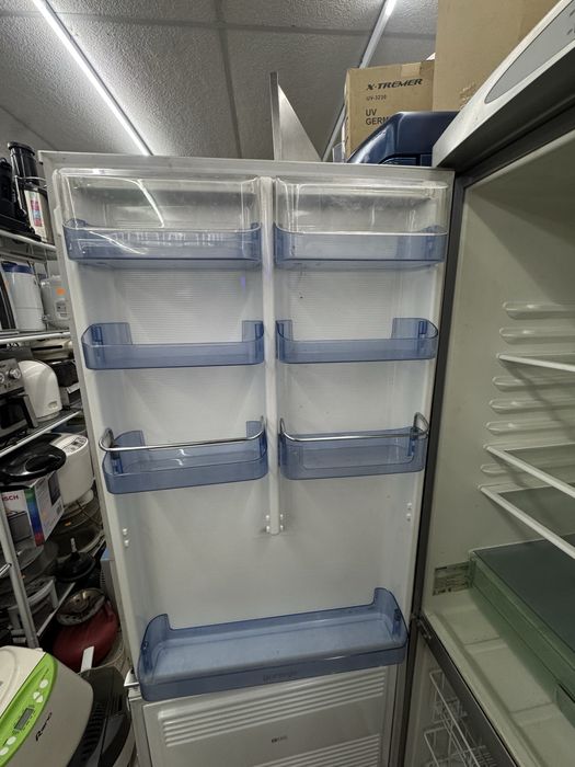 Хладилник с фризер gorenje инокс