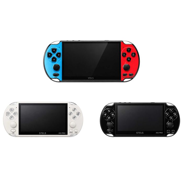 Преносима конзола за игри STELS X12 – 20 000 игри, 5.1″ дисплей, HDMI