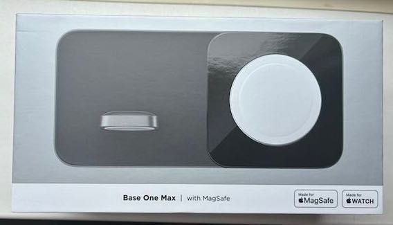 NOMAD Base One Max MagSafe - Qi-зарядно iPhone/Android/Apple Watch