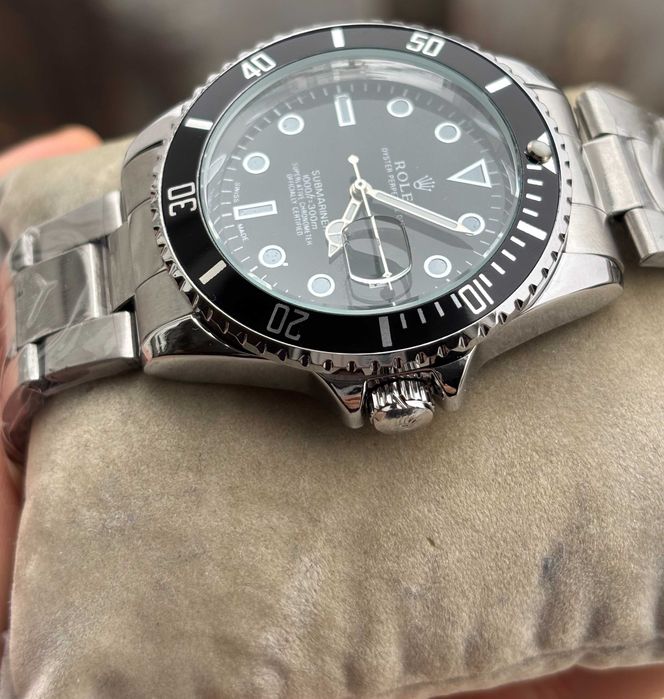 Ceas barbatesc Submariner Argintiu-Negru stil Rolex