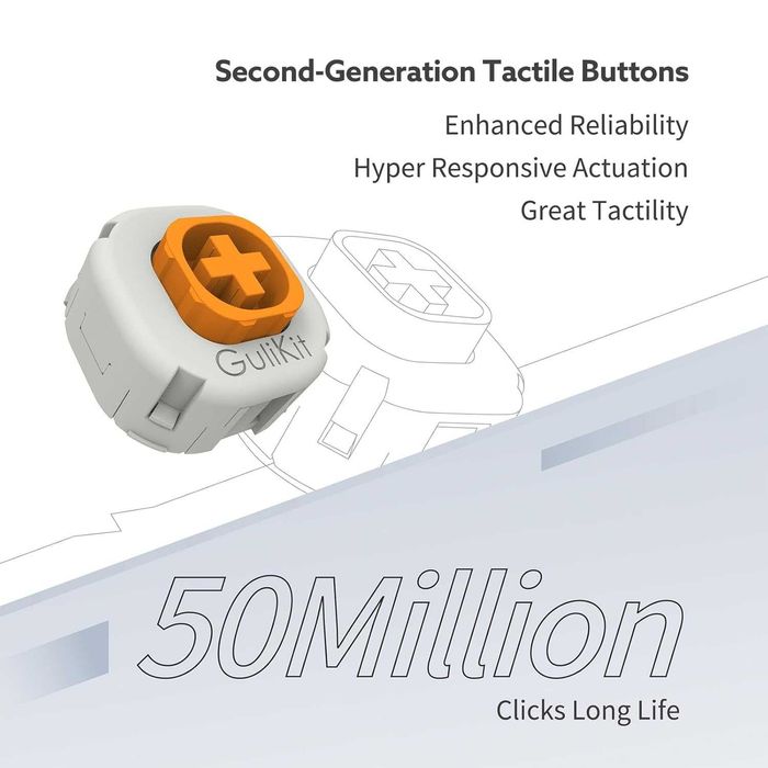 GuliKit KK3 MAX без дрифт контролер Hall Effect Grey