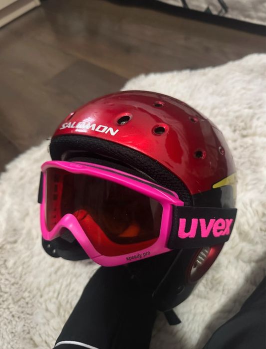 Casca de schi si ochelari uvex