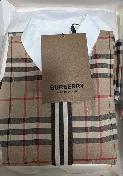 Burberry платье-рубашка