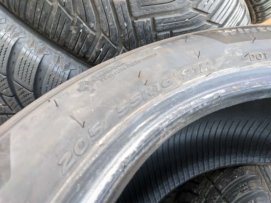 4бр Зимни гуми 205 55 16 - Hankook - DOT 2023