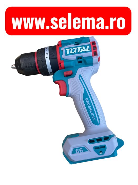 Total TIDLI206681 Bormasina pe acumulator , mandrina fier (corp)