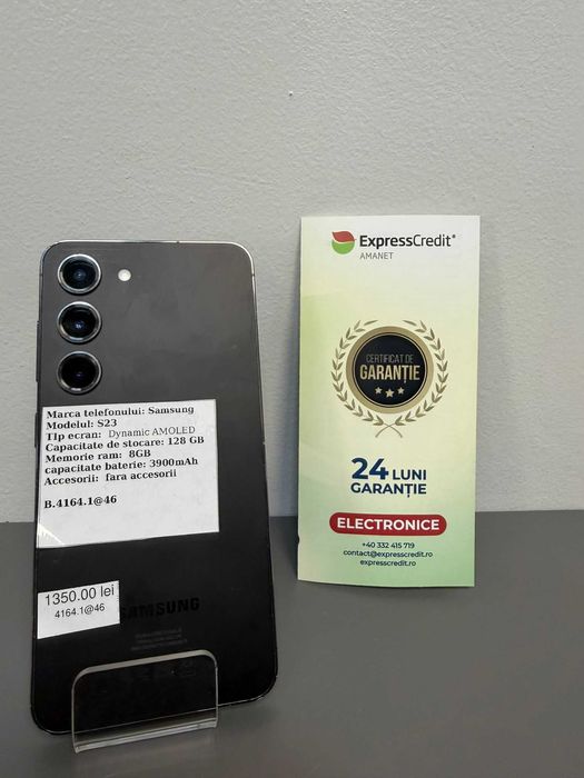 Samsung S23 (B.4164 Ag46 Barlad) Garantie 2 ani!