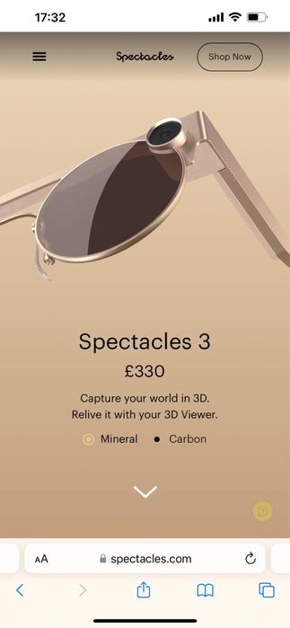 Ochelari de soare Spectacles ( filmează și fac poze )