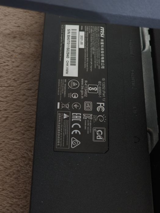 Monitor MSI Strix G24C4 144 Full HD Gaming