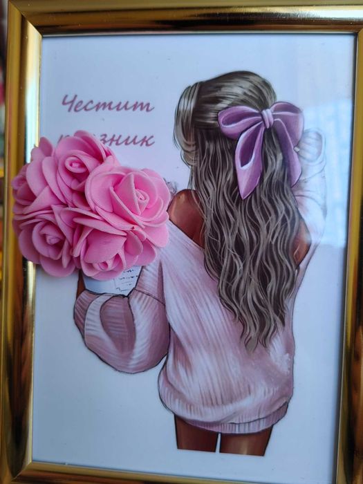 Картини с 3д цветя