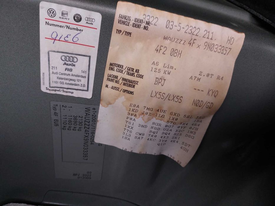 Capota fata - Orice Piesa Audi A6 4F 2.0 TFSI Facelift BPJ KYQ cul LX5