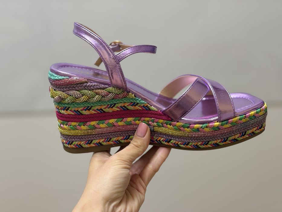 Sandale superbe Altrimenti, Lila, Marimea 39