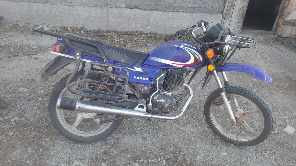 Мотоцикл на ходу