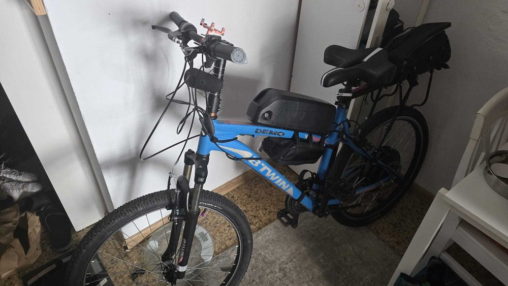 Bicicleta Electrica 1500w cu baterie 48v 20a, incarcator si accesorii