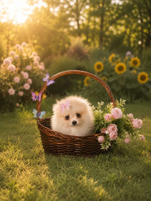 Померанский шпиц тип мишка baby face