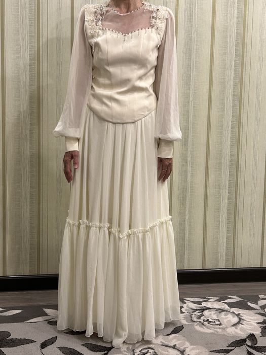 Платье-двойка, одевала 1 раз