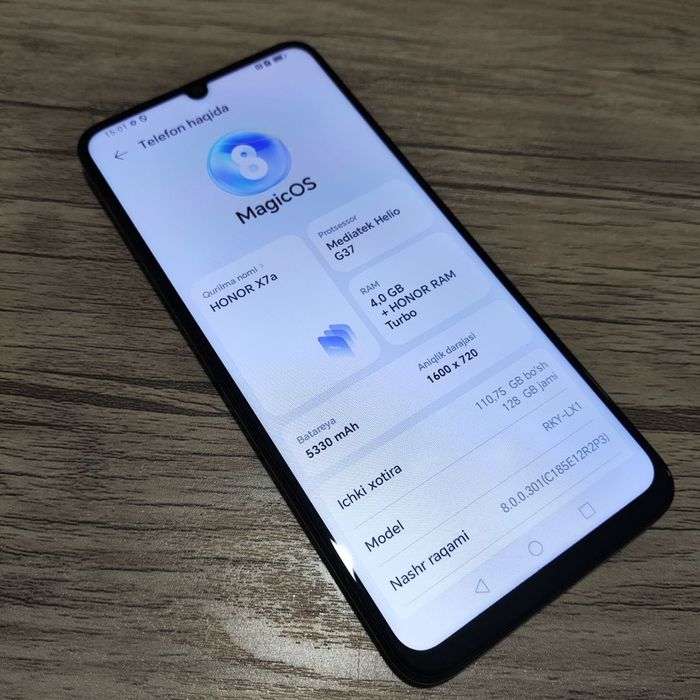 Honor X7a 128 Gb ideal