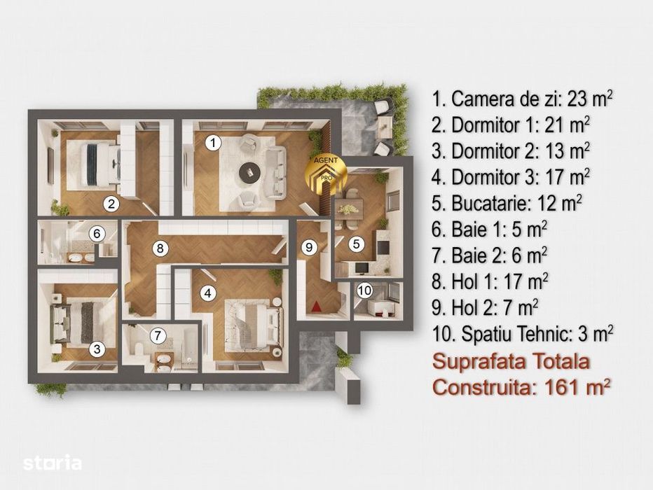 Casa parter premium | 420 mp teren | Incalzire in pardoseala | Finisaj