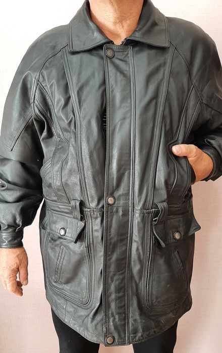 Кожаная куртка размер 2XL