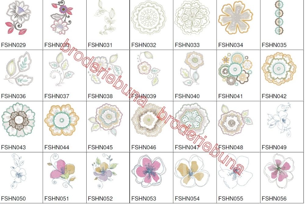 broderii ORNAMENTALE, FASHION si moda, vol. 1, ptr masini BROTHER