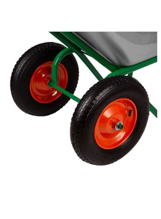 Тачка садово-строительная, 2-х колесная, усиленная, грузоподьем 320кг