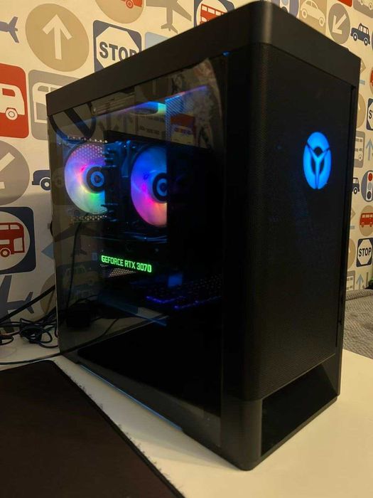 Геймърски Ryzen 7 5800/RТX 3070/16gb рам/SSD 1tb/LENOVO Legion/RGB Top