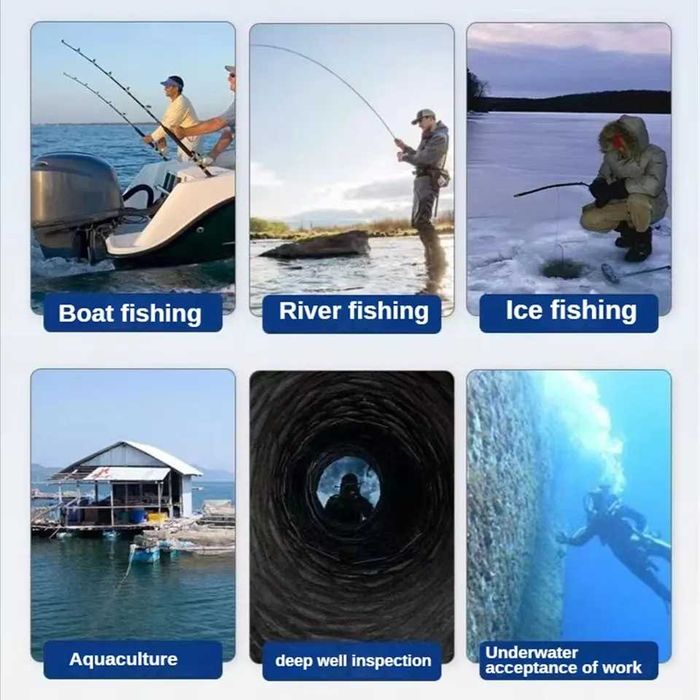 Undita de pescuit video camera