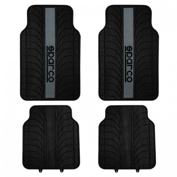 Универсални PVC стелки за автомобил / кола Sparco - сиви или червени