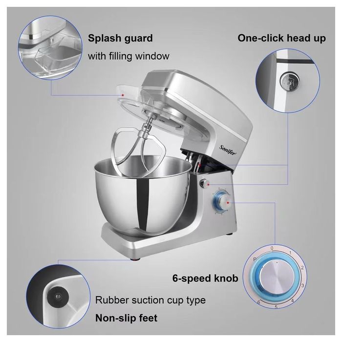 Миксер промышленных с чашкой Планетарный миксер Stand mixer sf-8066 Б7