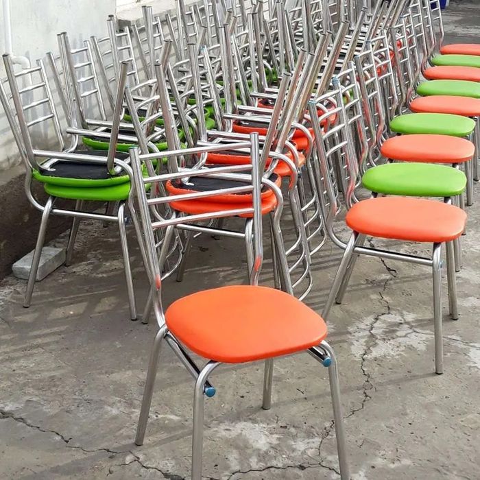 Стол и стул на заказ из нержавейки