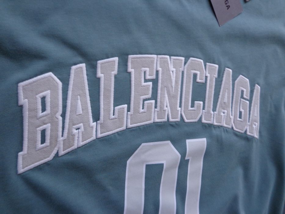 Мъжка тениска Balenciaga Baseball  Series oversized T shirts