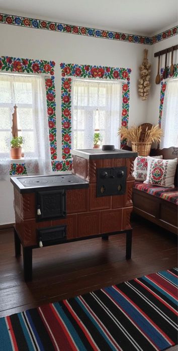 Sobe teracota captusite cu samota facute artizanal - caldura 100%