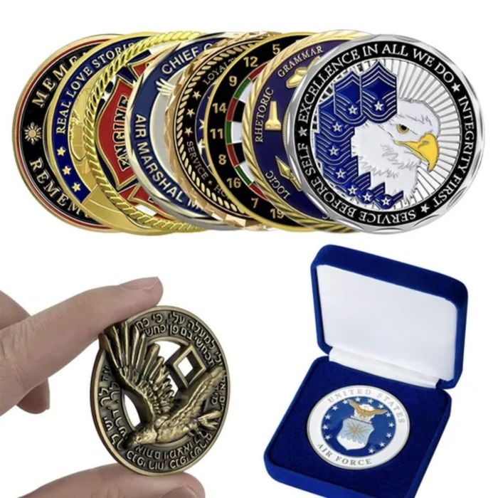 Moneda tip challenge coin