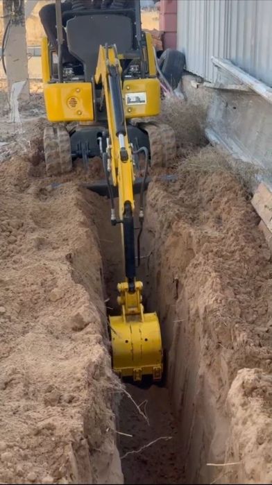 Услуги экскаватора и погрузчика