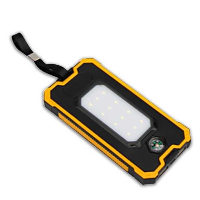 Baterie externa solara 20.000 mAh  lampa LED 2 x usb Powerbank