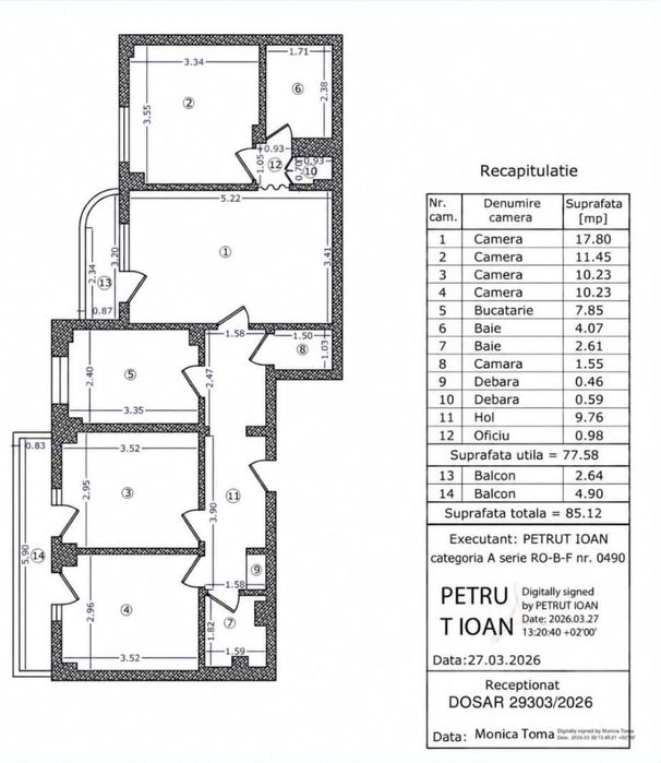 DIRECT PROPRIETAR 4 camere | Calea Crângasi  | 85 mp