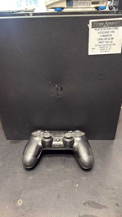 Hope Amanet P3 Playstation 4 Pro 1 TB / O maneta / Cabluri