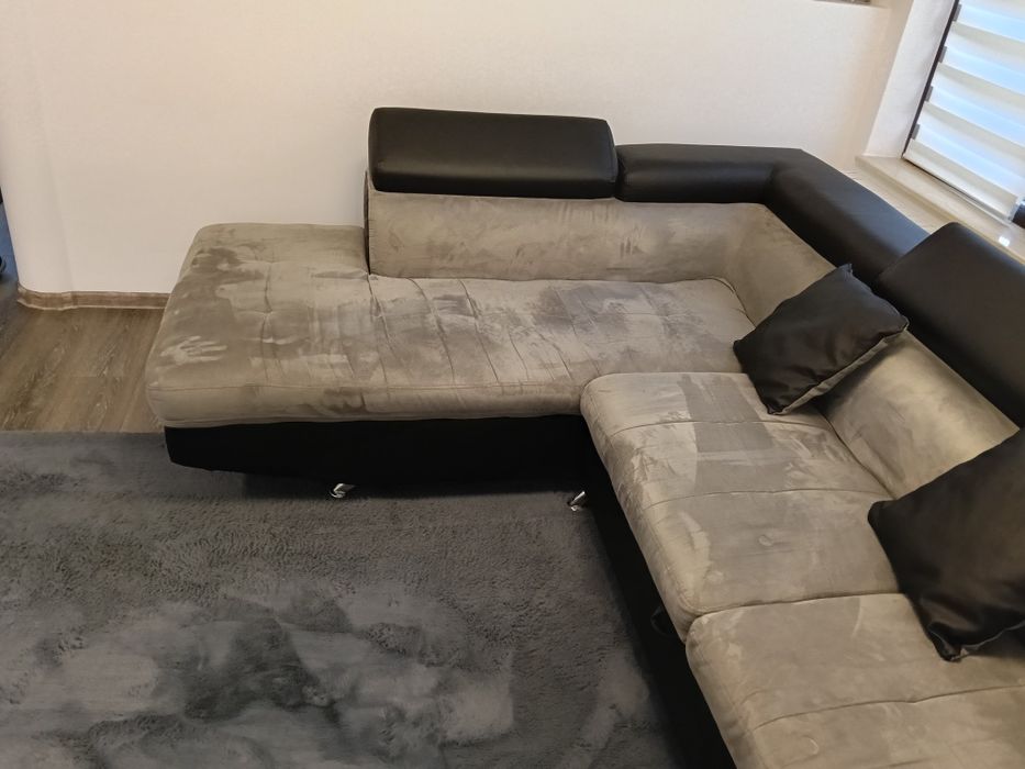 Vând colțar extensibil culoare gri