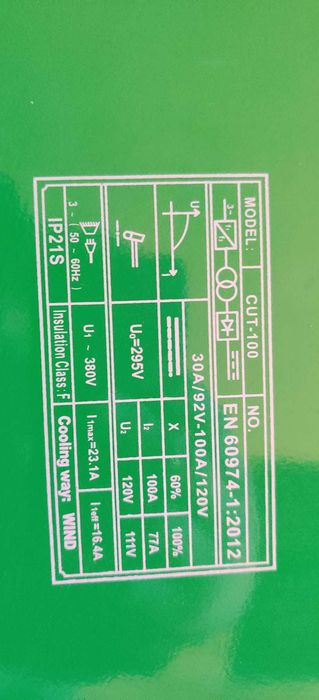 Aparat de taiat cu PLASMA profesional EXPERTCUT-100 380V Flinke