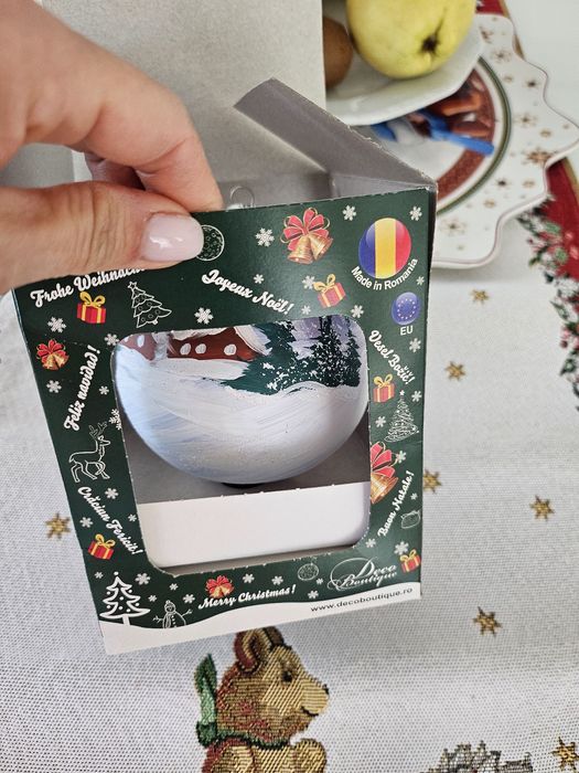 Glob sticla Crăciun